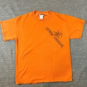 M&M's World Las Vegas T-Shirt Extreme Chocolate Graphic Tee‎ Mens Medium Y2K